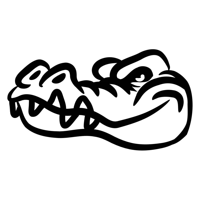 Crocodile funny evil