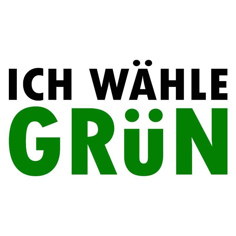 Ich wähle grün