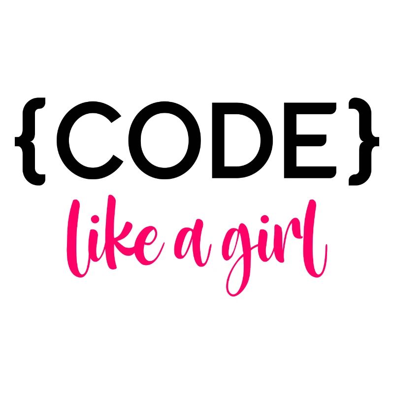 Code Like A Girl Programming Coder Computer Geek D