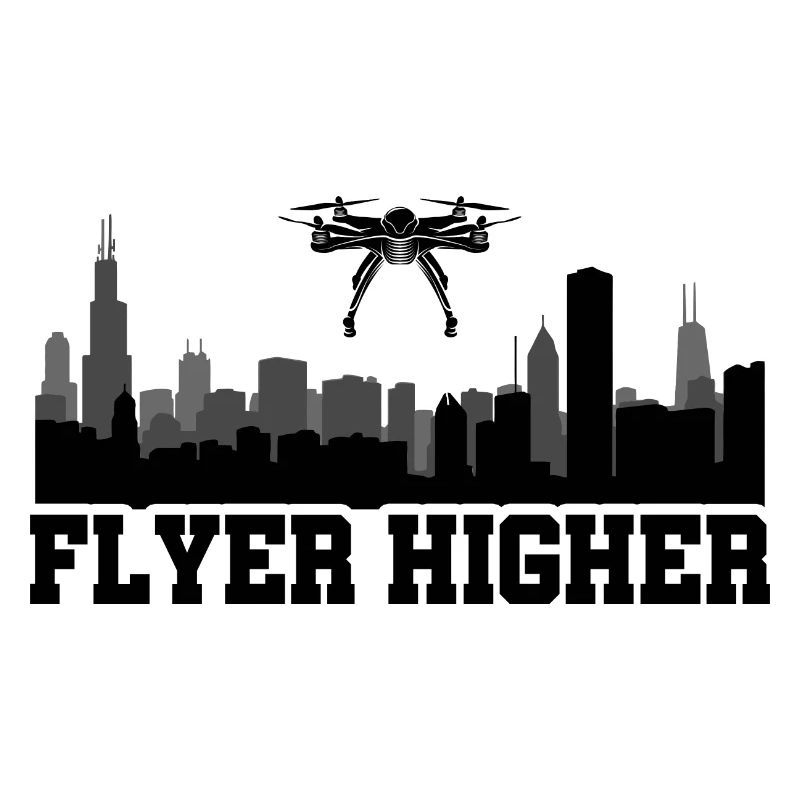 Flyer Higher Drone Flying Quadcopter Pilot RC Dron