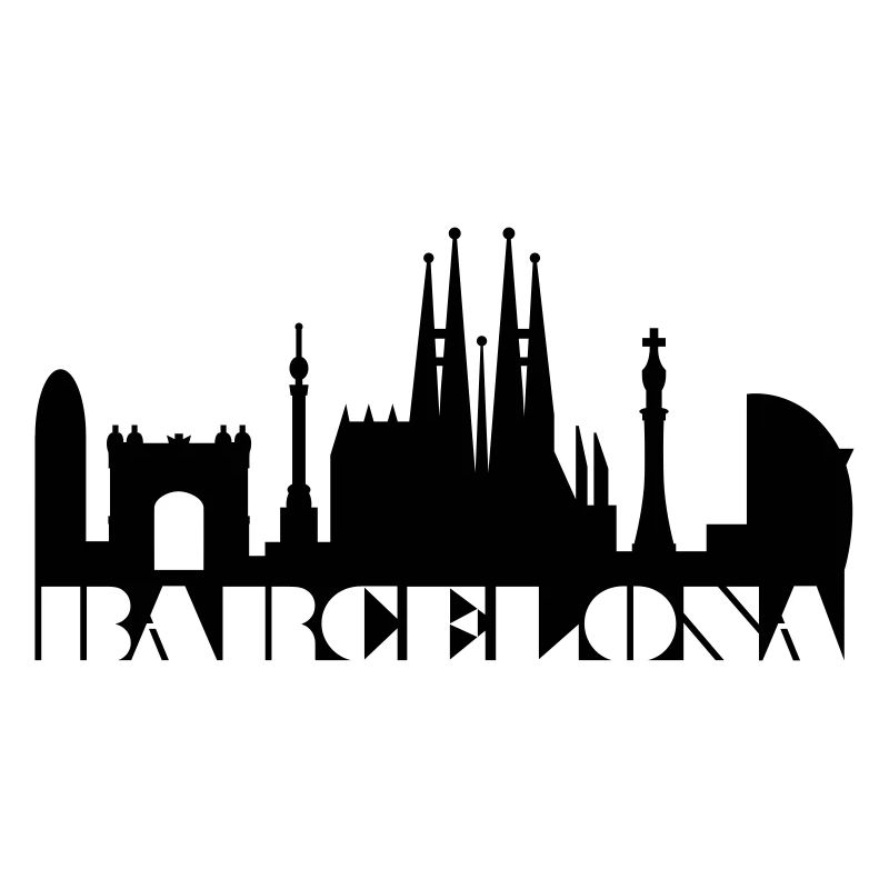 Barcelona Skyline Spanien