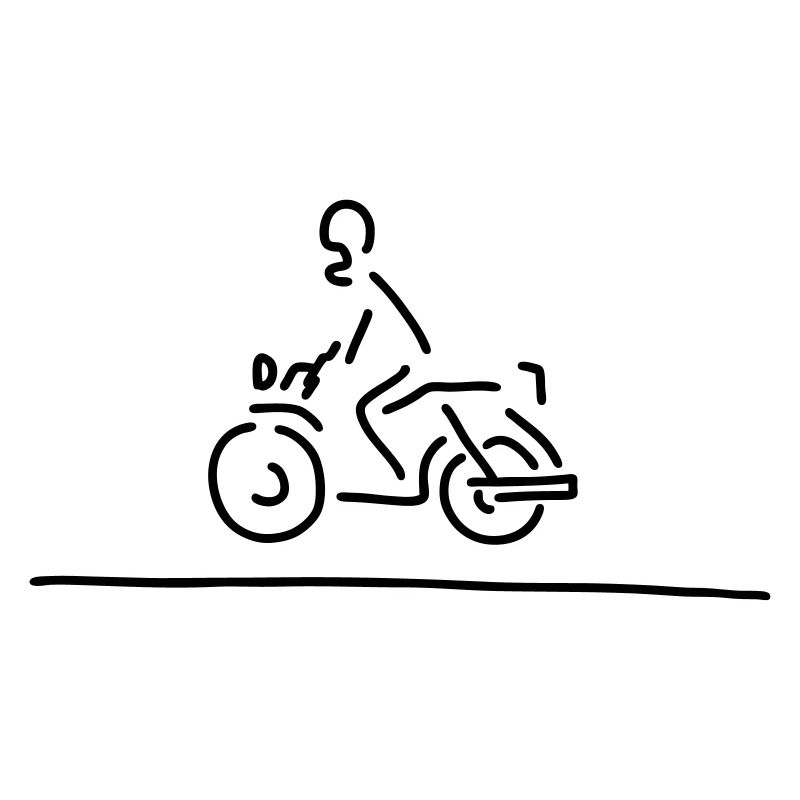 motorrad fahrer