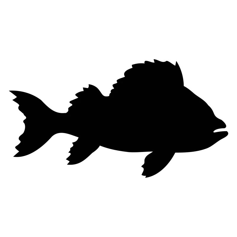Silhouette Meeres Fisch