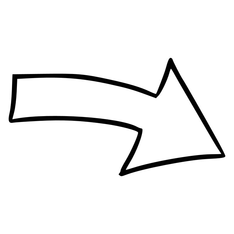 Arrow drawing sketch black