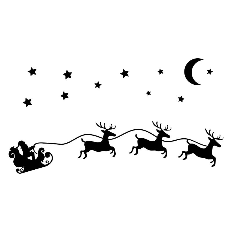 weihnachtsmann weihnachten schlitten