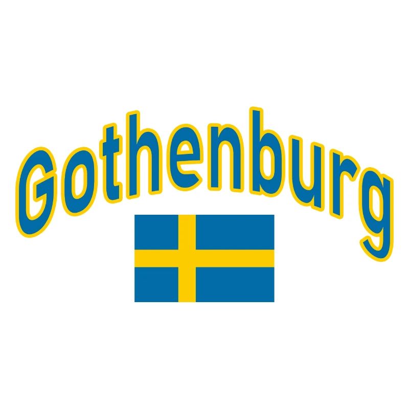 Gothenburg schweden flagge