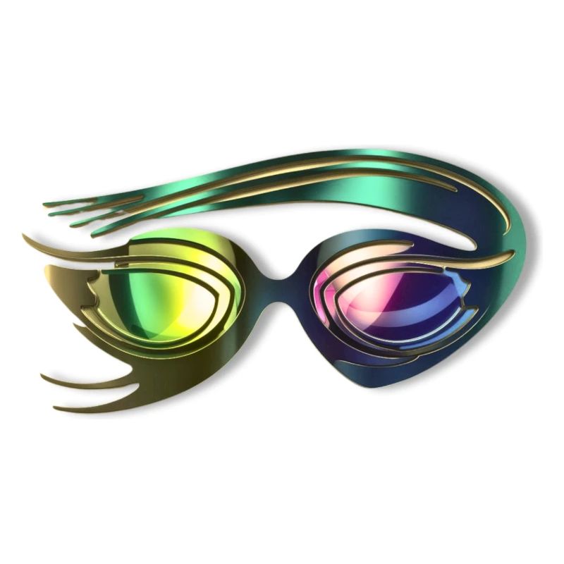 Stylische Schwimmbrille