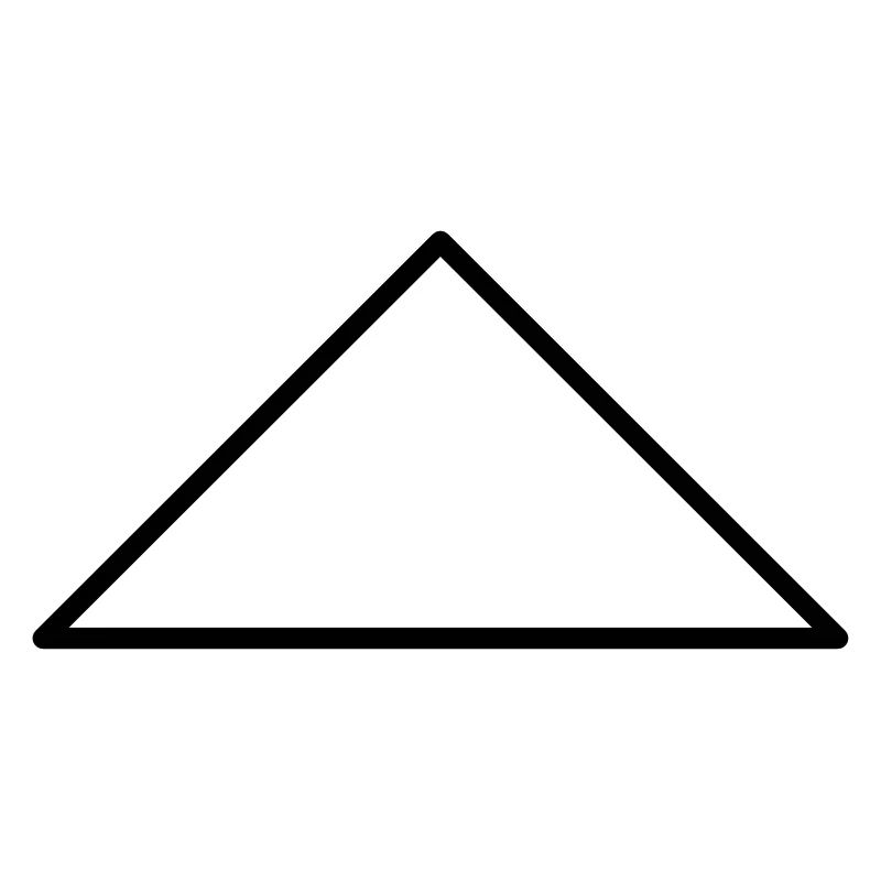 Math symbol - equilateral triangle