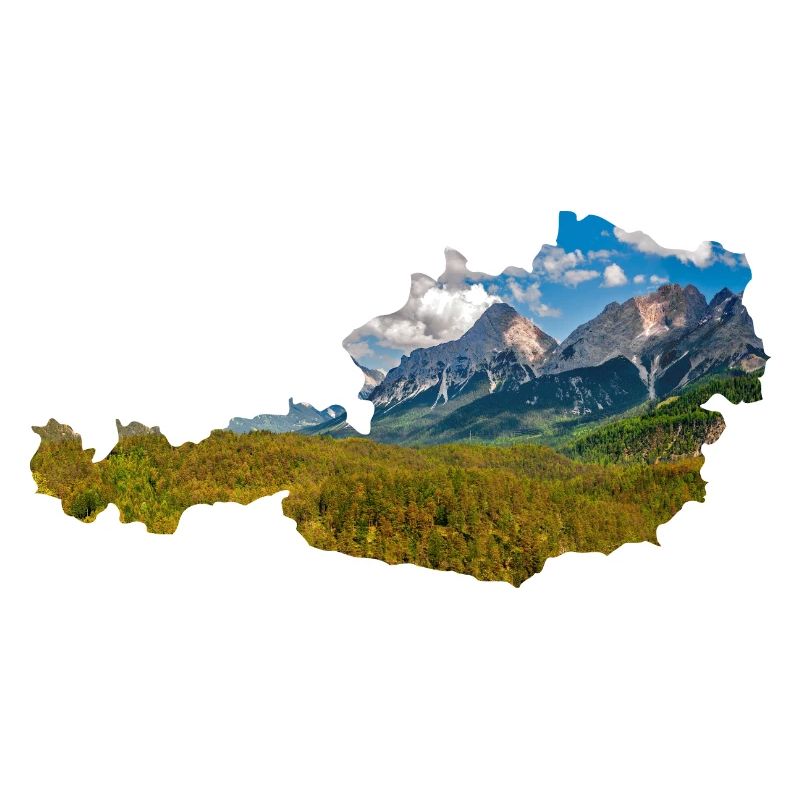 Oesterreich Berge Wald