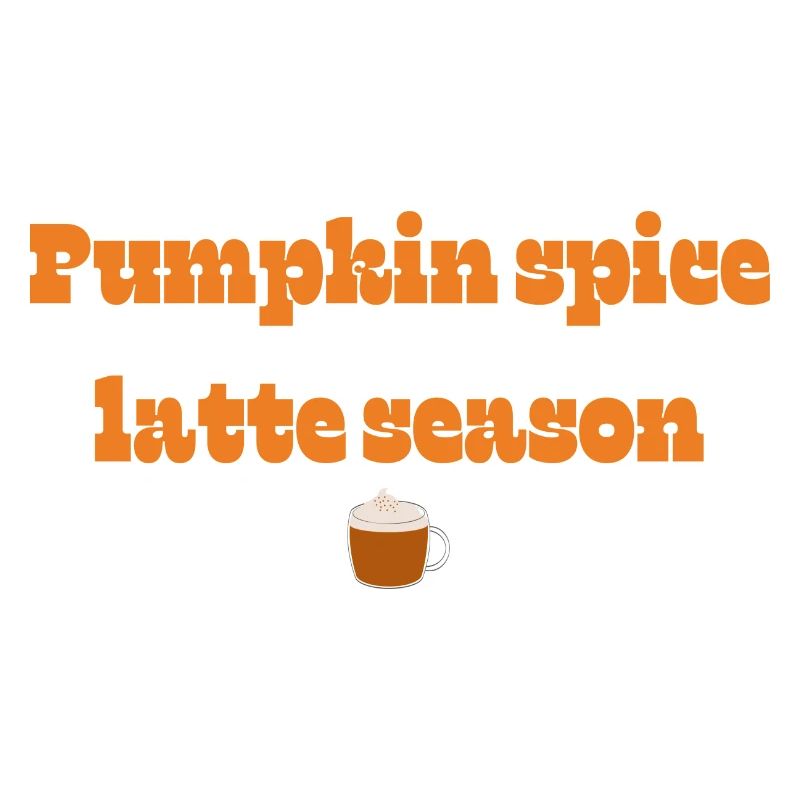 Herbstdesign| Kürbisgewürz-Latte