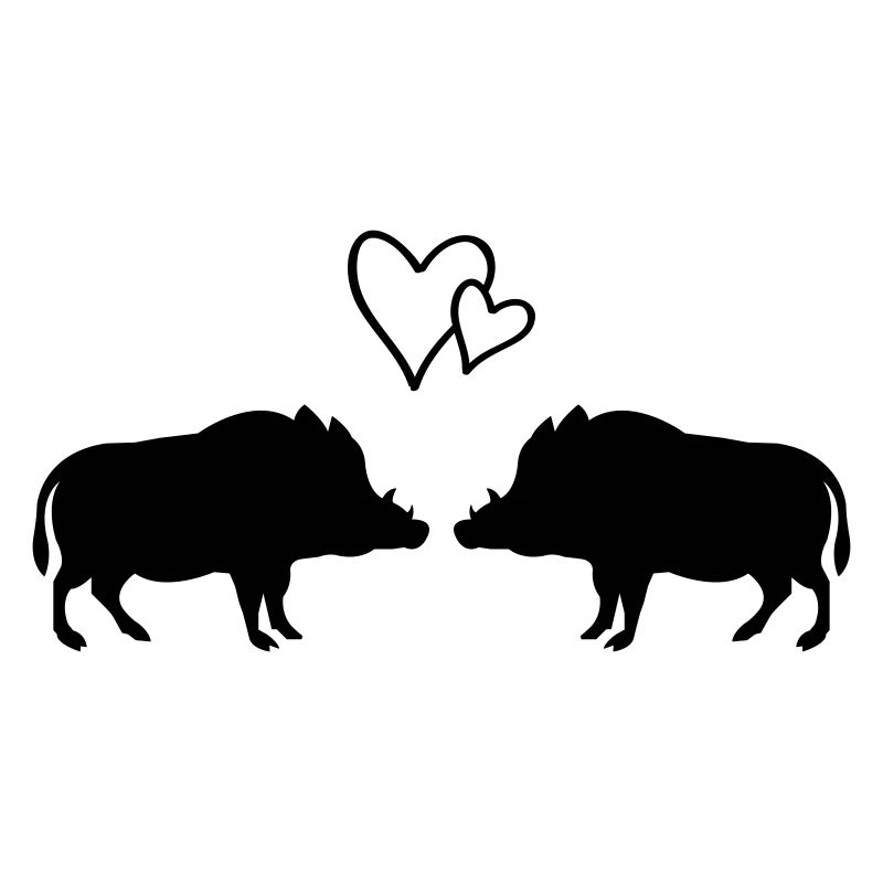 wildschweine verliebt