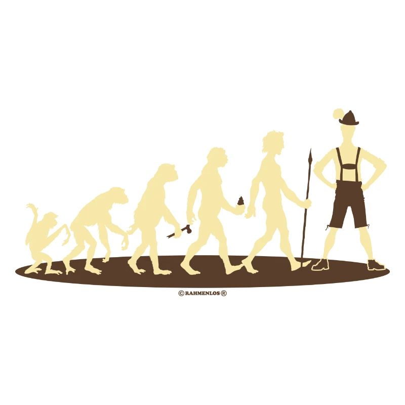 Evolution Bayer - RAHMENLOS Geschenk