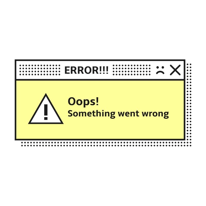 Warnmeldung Systemdialog Fehler Computer