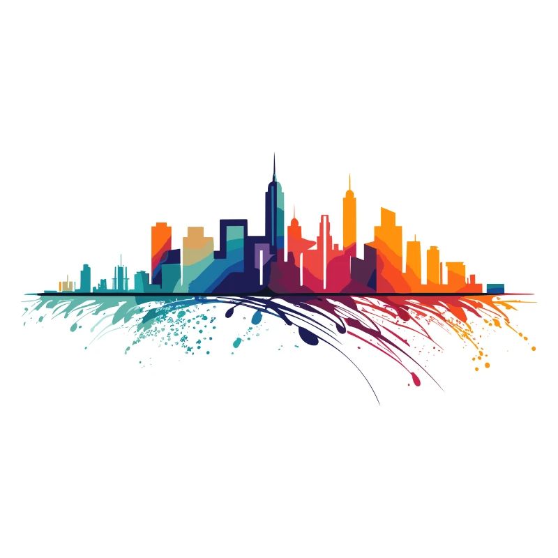 bunte Skyline