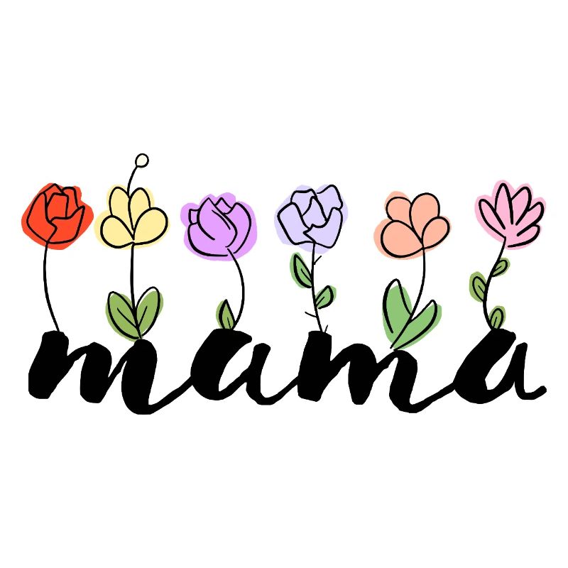 Mama - Blumen Muttertag Mutter