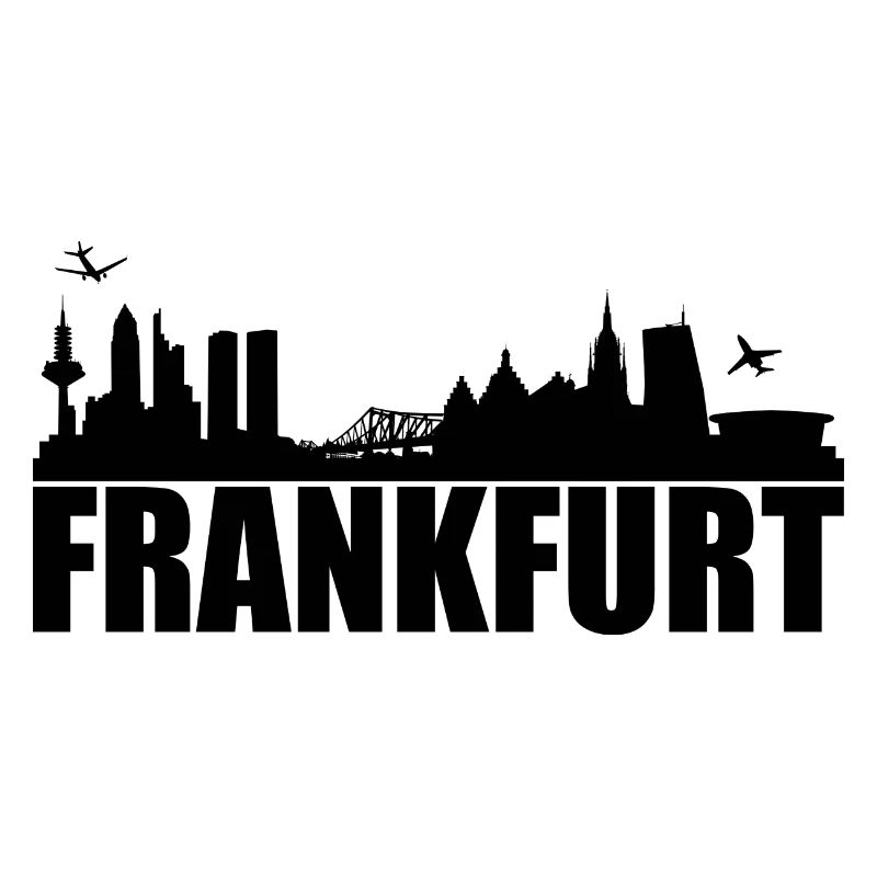 Frankfurt Skyline Silhoue