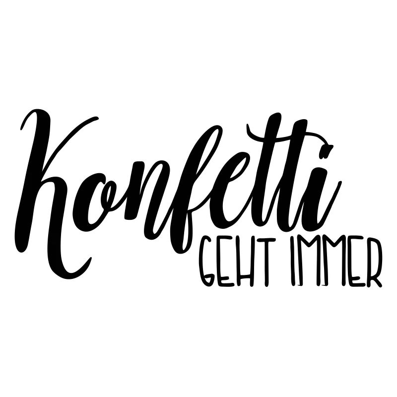 Konfetti geht immer