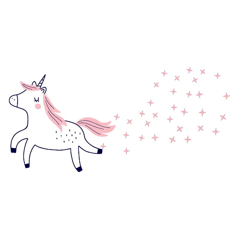 Glitzer-Pupsendes Einhorn