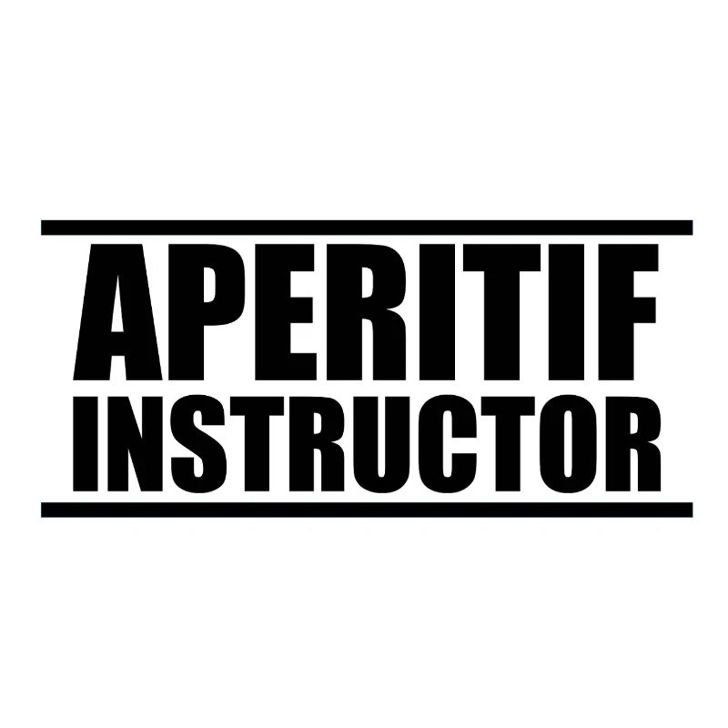 Aperitif-Lehrer-Logo T-Shirt