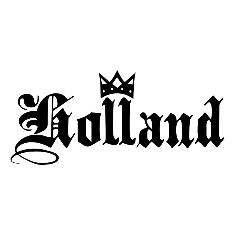 Holland with crown