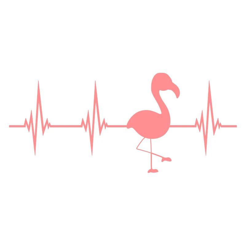 Flamingo EKG Design