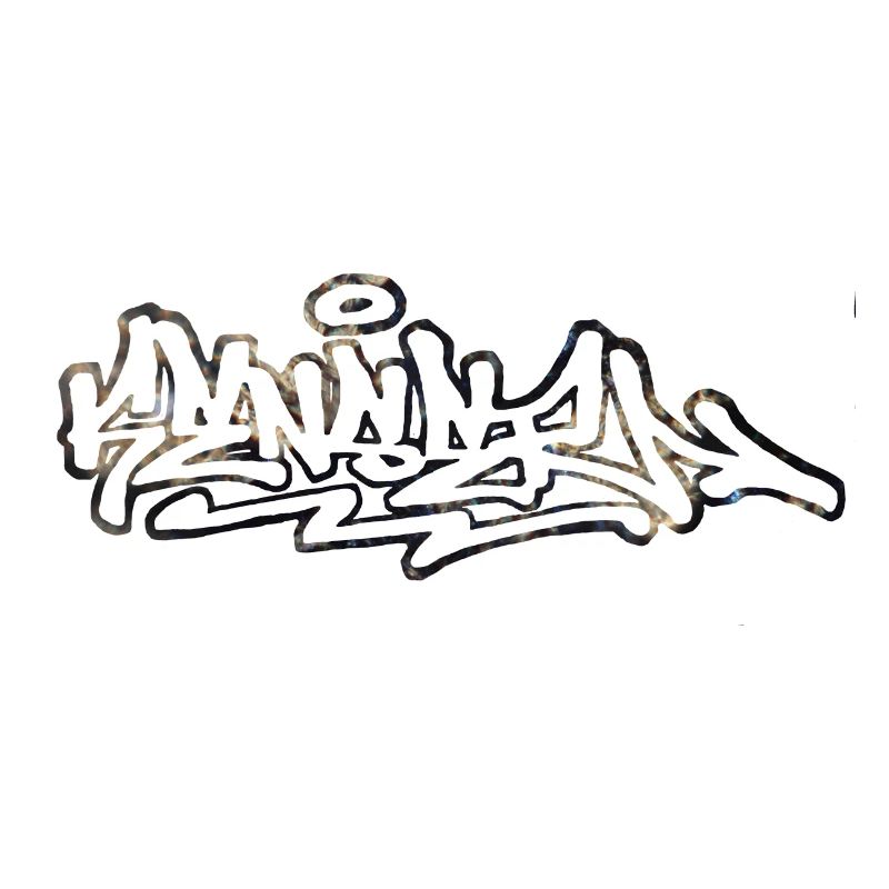 "KENSER" Transparent Graffiti
