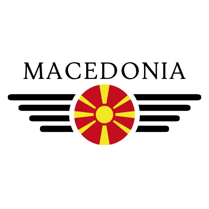 Mazedonien Stil T-Shirt