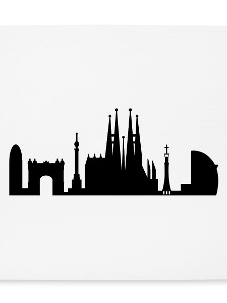 Barcelona Skyline Spanien