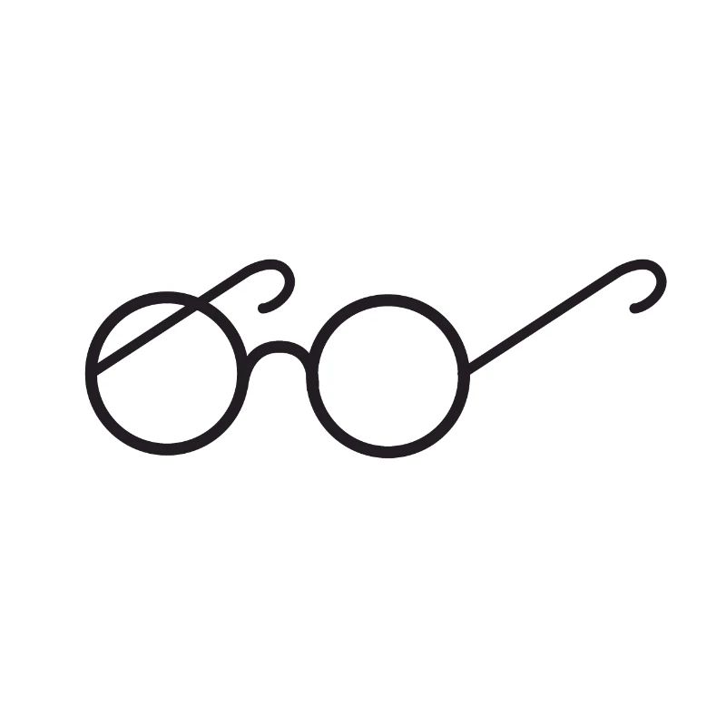 einzelne runde Lesebrille