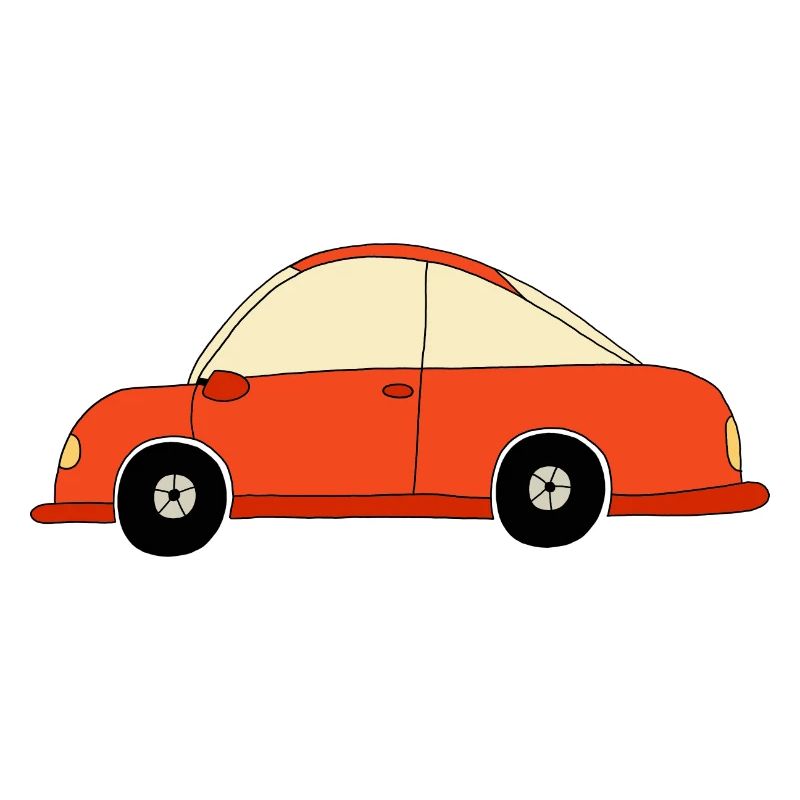 Roter Sportwagen