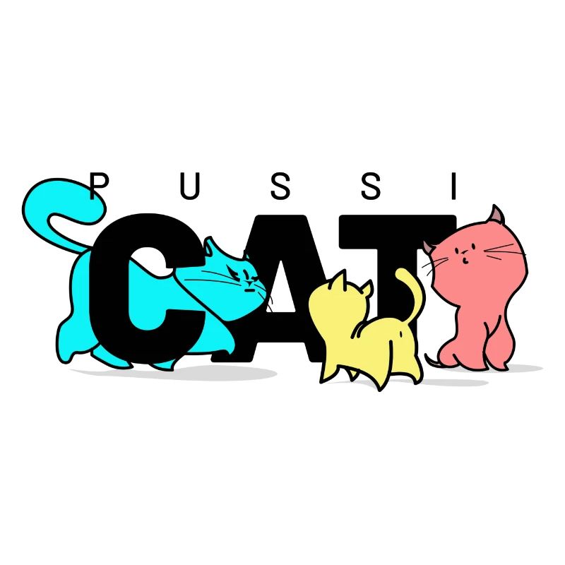 pussi cats schwarz