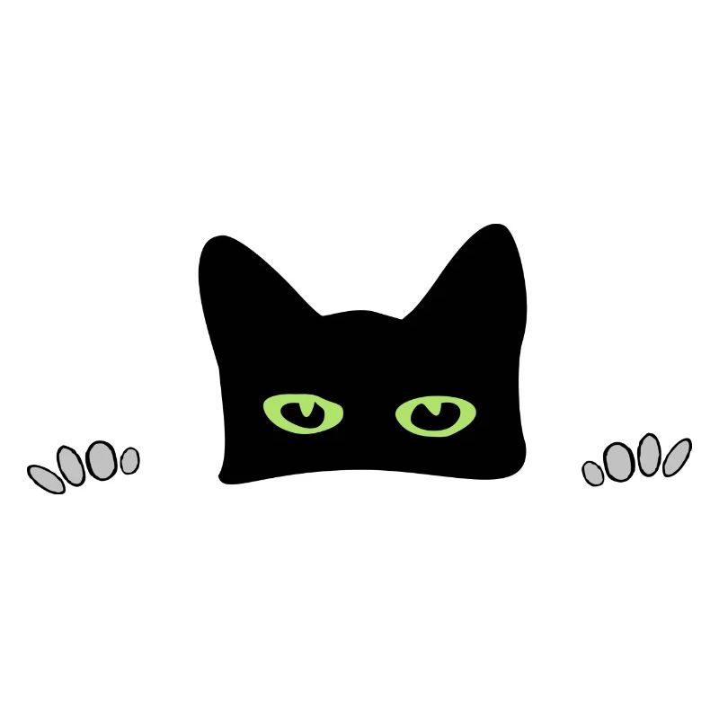 Peekaboo Katze