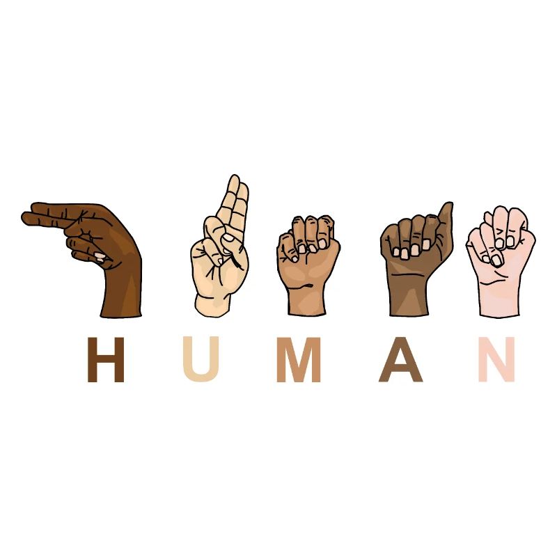 HUMAN - RESPECT Handzeichen