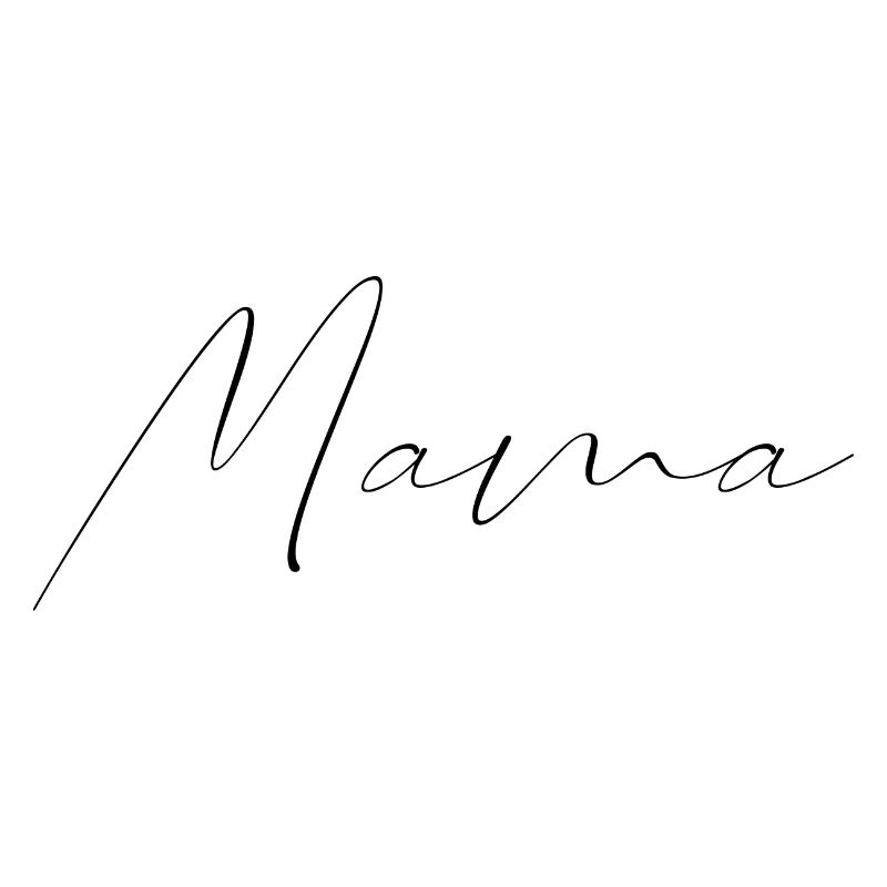 Mama Lettering black Muttertag Mutter