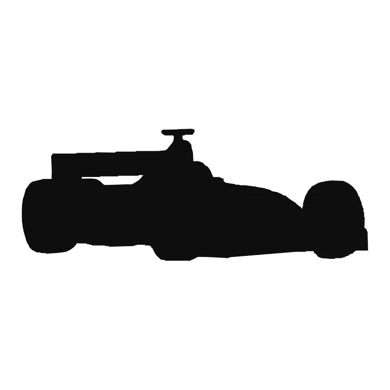 F1 Rennwagen-Silhouette