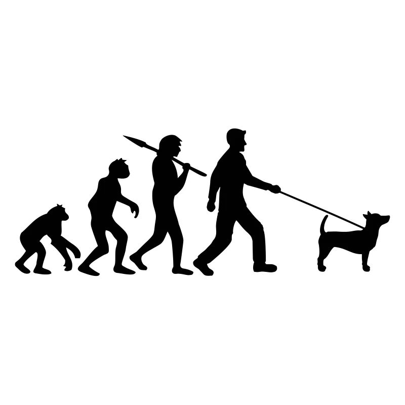 Evolution go for a walk dog stone age development C