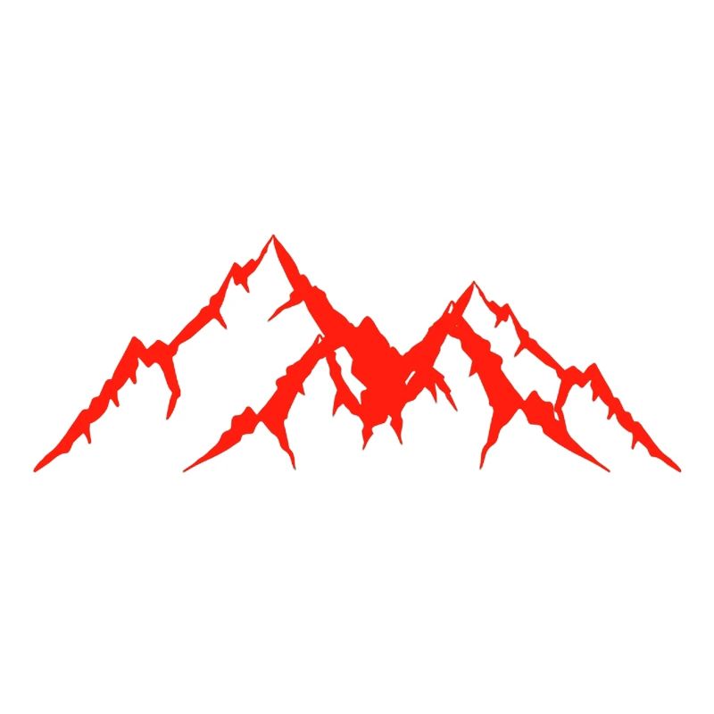 Leuchtend roter Berg!