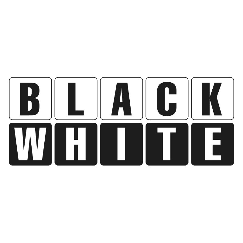 Black and White