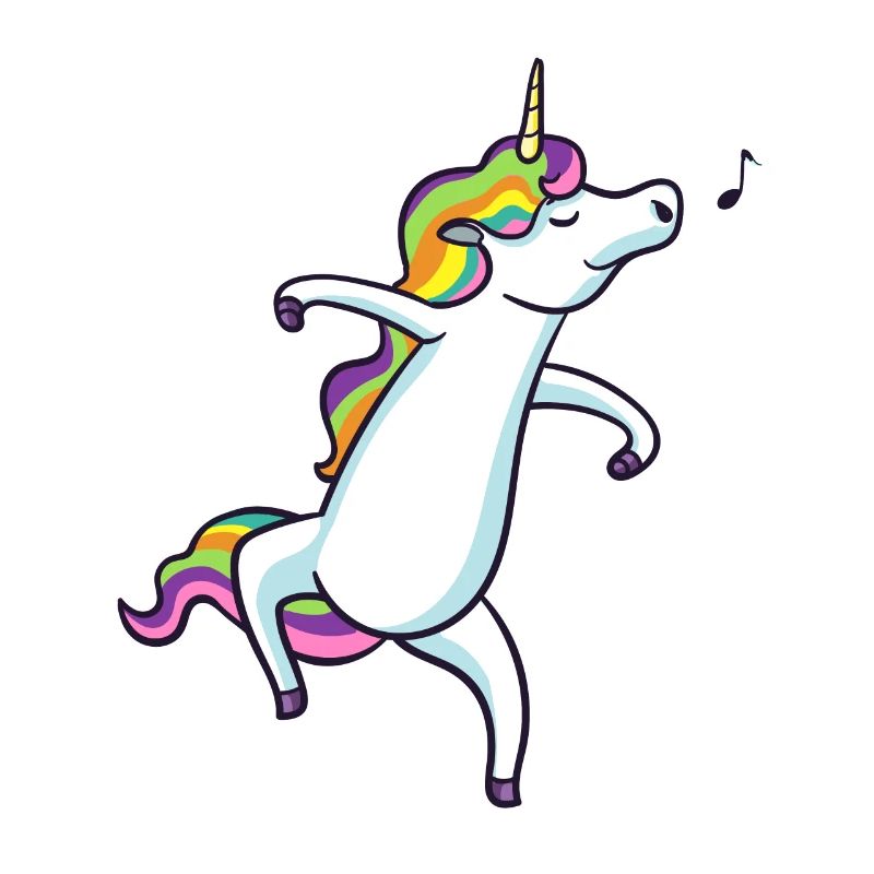 Unicorn dancing Funny dancer lovers gift