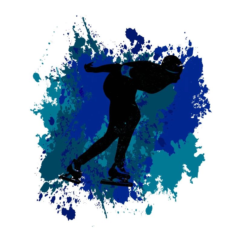 Eisschnellläufer Design