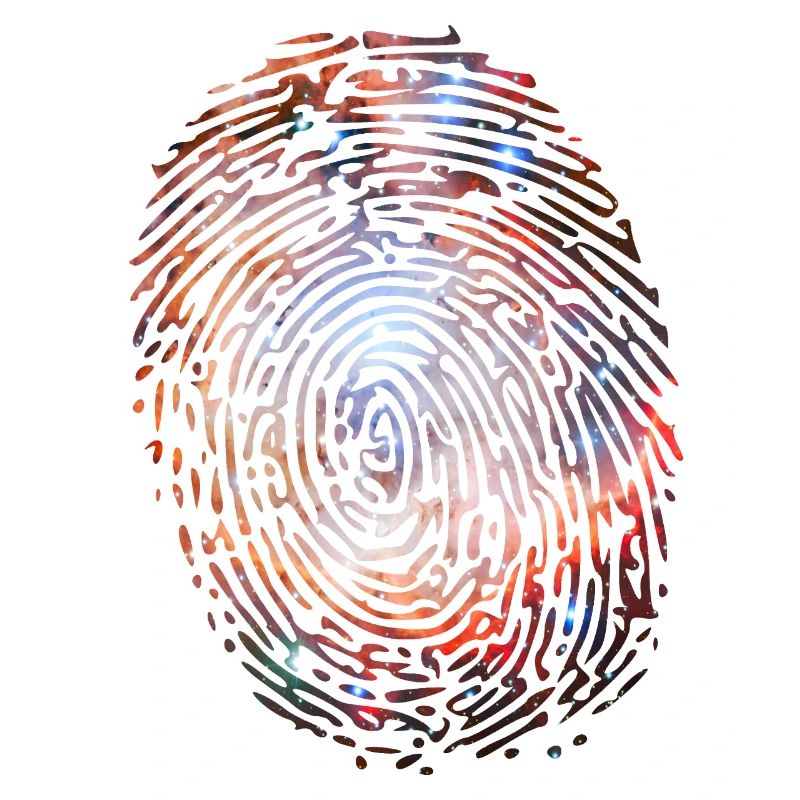 Fingerabdruck Universum