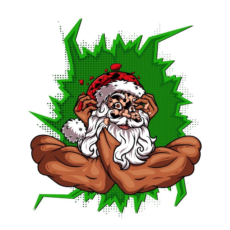 Weihnachtsmann mit Arme