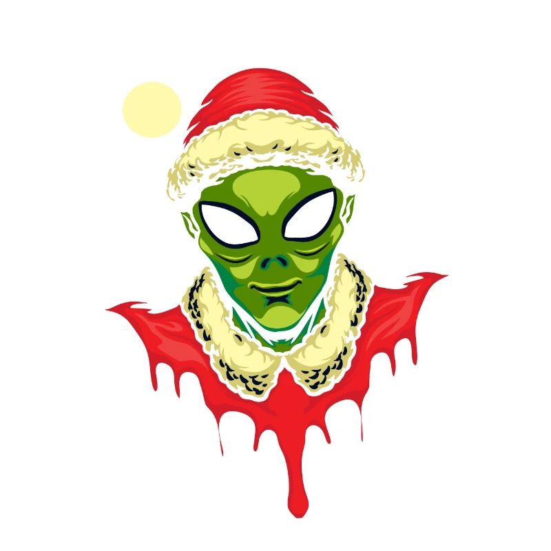 Alien Santa Outfit