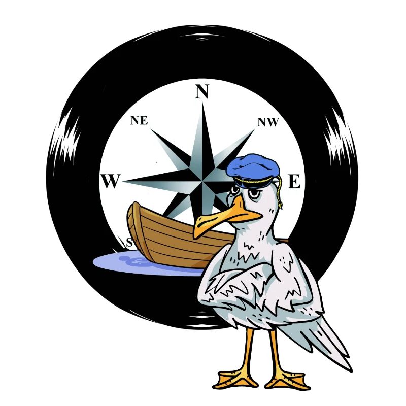 Maritim Möwe Kompass