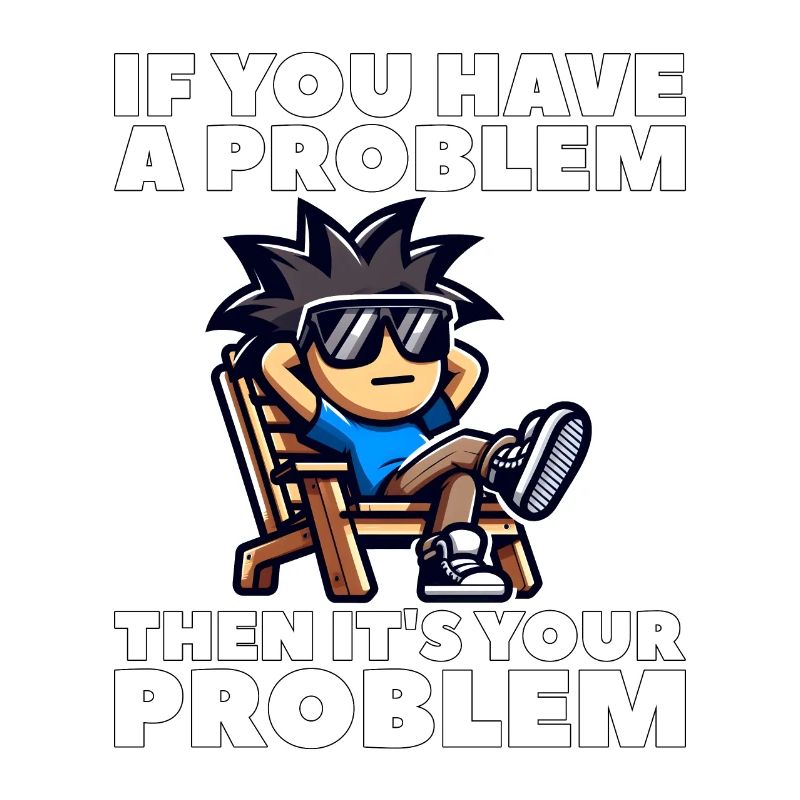 IF YOU HAVE A PROBLEM, THEN IT'S YOUR PROBLEM
