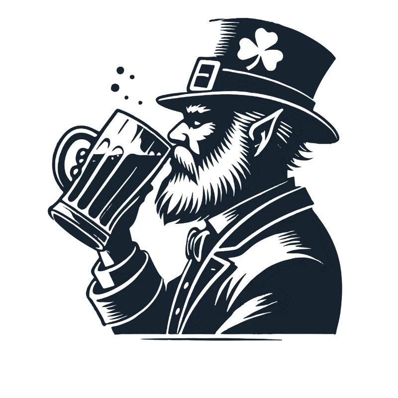 St. Patrick's Day Irish Dwarf with Beer