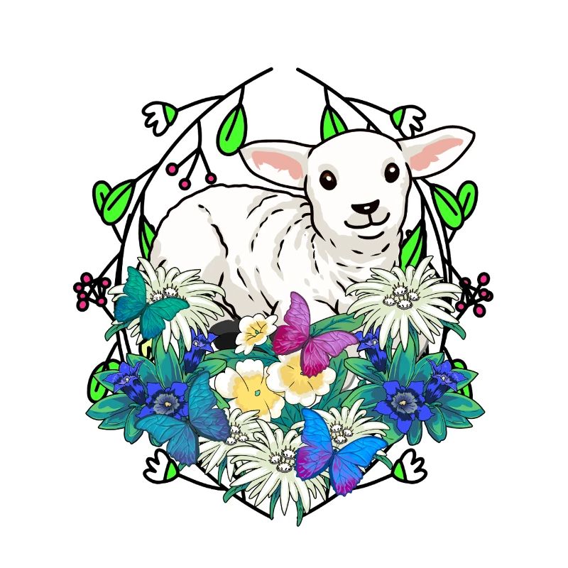 Easter Lamb Lambs Easter Children Child Sheep