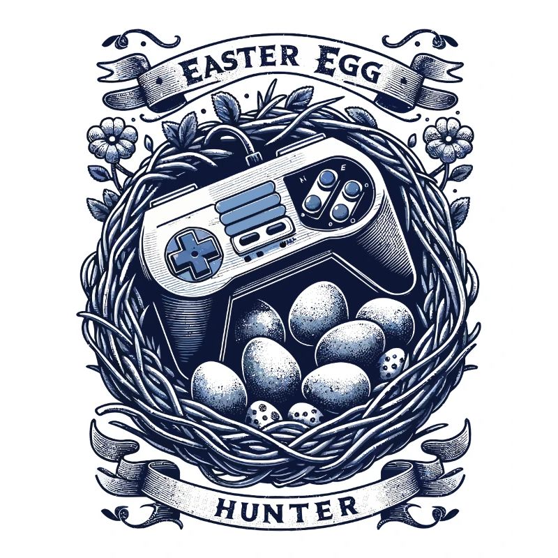 Manette rétro de jeu Easter Egg Hunter