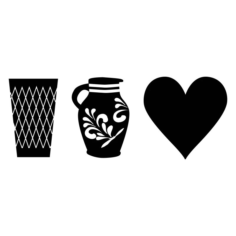 Geripptes Bembel Love