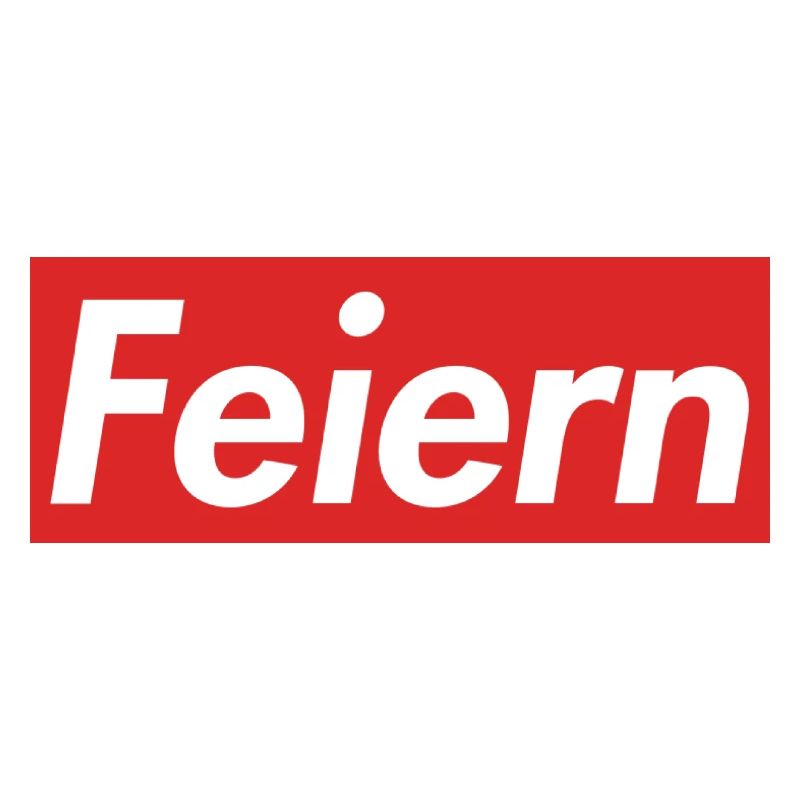 Feiern Schriftzug Geschenk